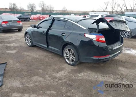 2012 Kia Optima Sx из США, поврежденный, VIN 5XXGR4A63CG065684